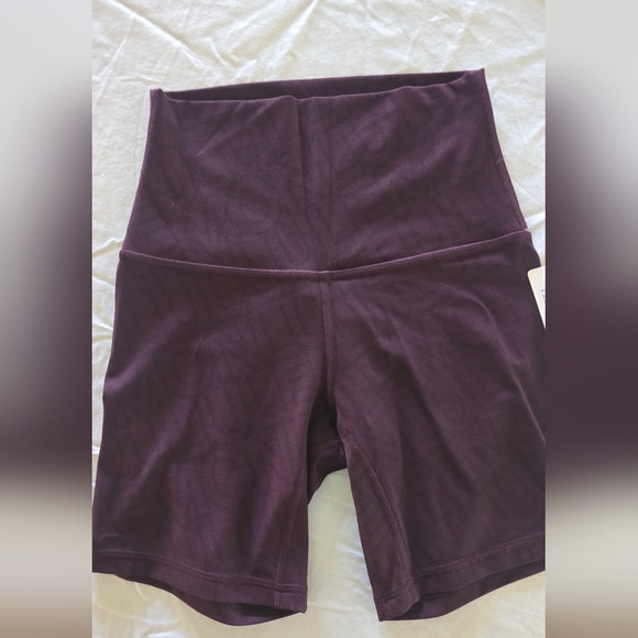 Blue lemon align high rise short - Picture 1 of 5